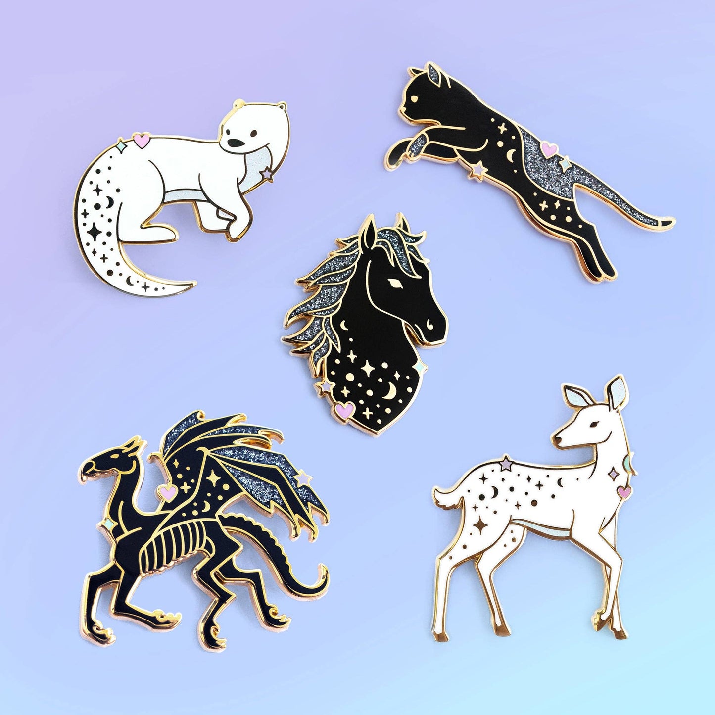 Magical Wolf Enamel Pin