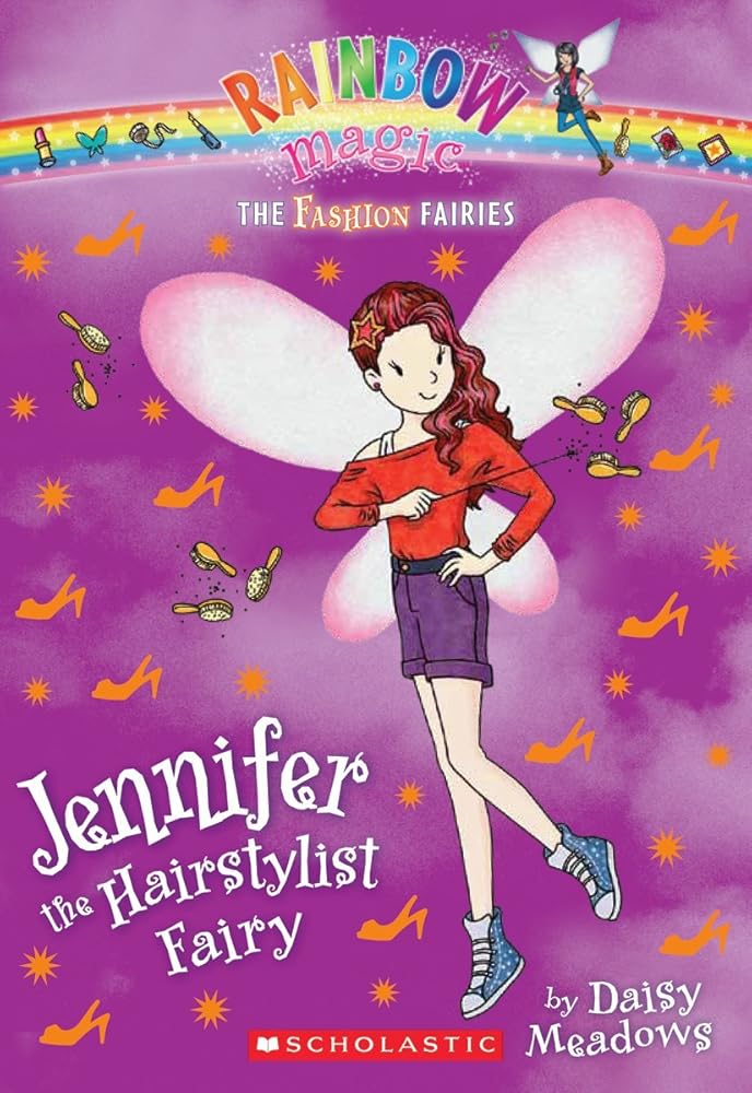 The Fashion Fairies #5: Jennifer the Hairstylist Fairy: A Rainbow Magic Book (5) cover image