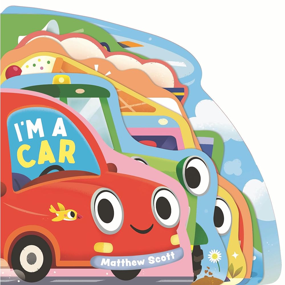 I'm a Car (I'm A... Shaped Board Book Series) cover image