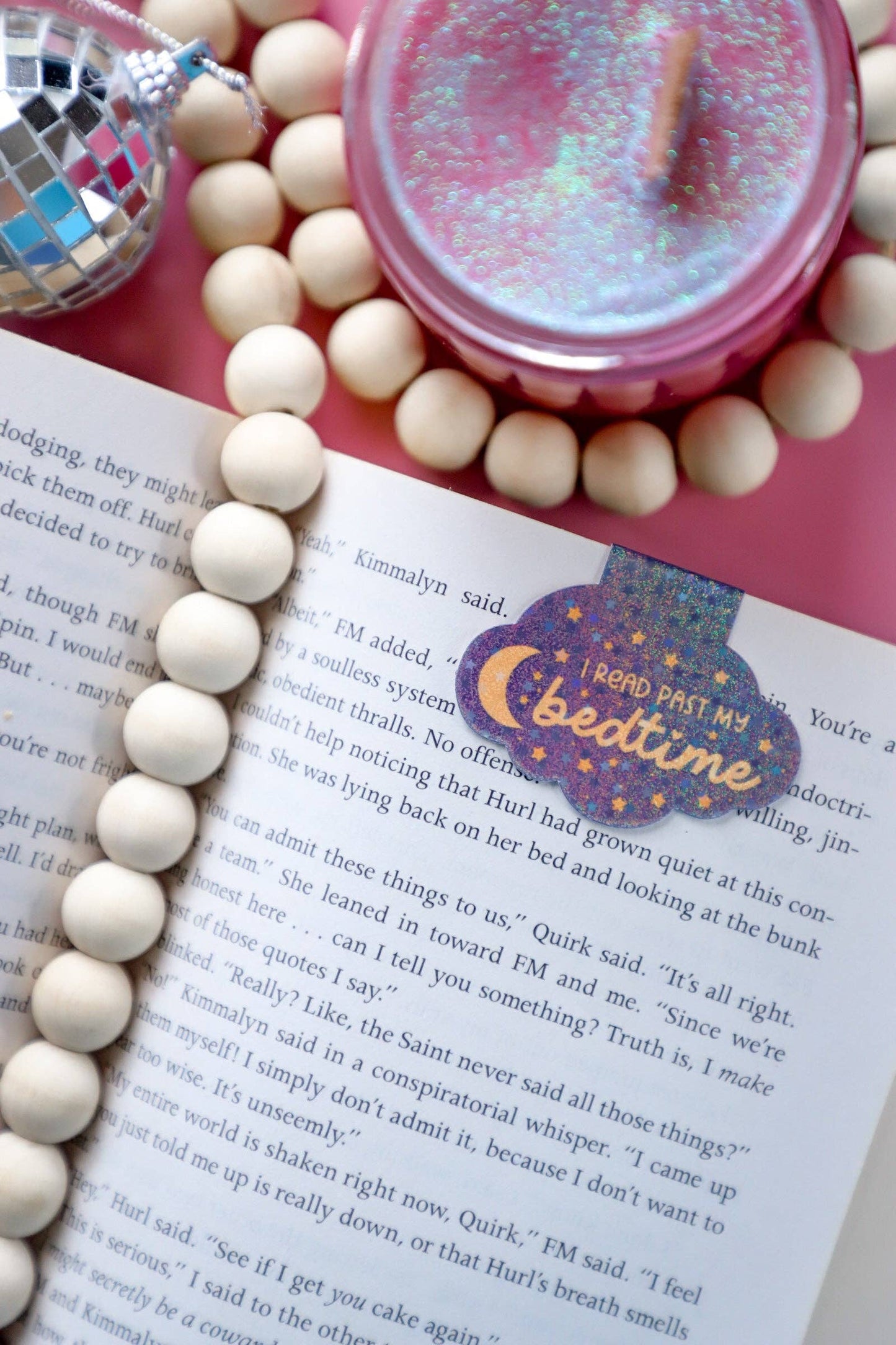 I Read Past My Bedtime Magnetic Bookmark