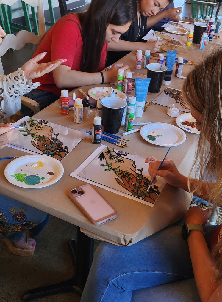 Workshop - 04/25/2025 - Painted Glass Art with The Painted Lantern