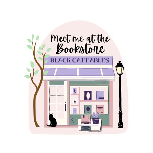 "Meet Me at the Bookstore" Die Cut Sticker