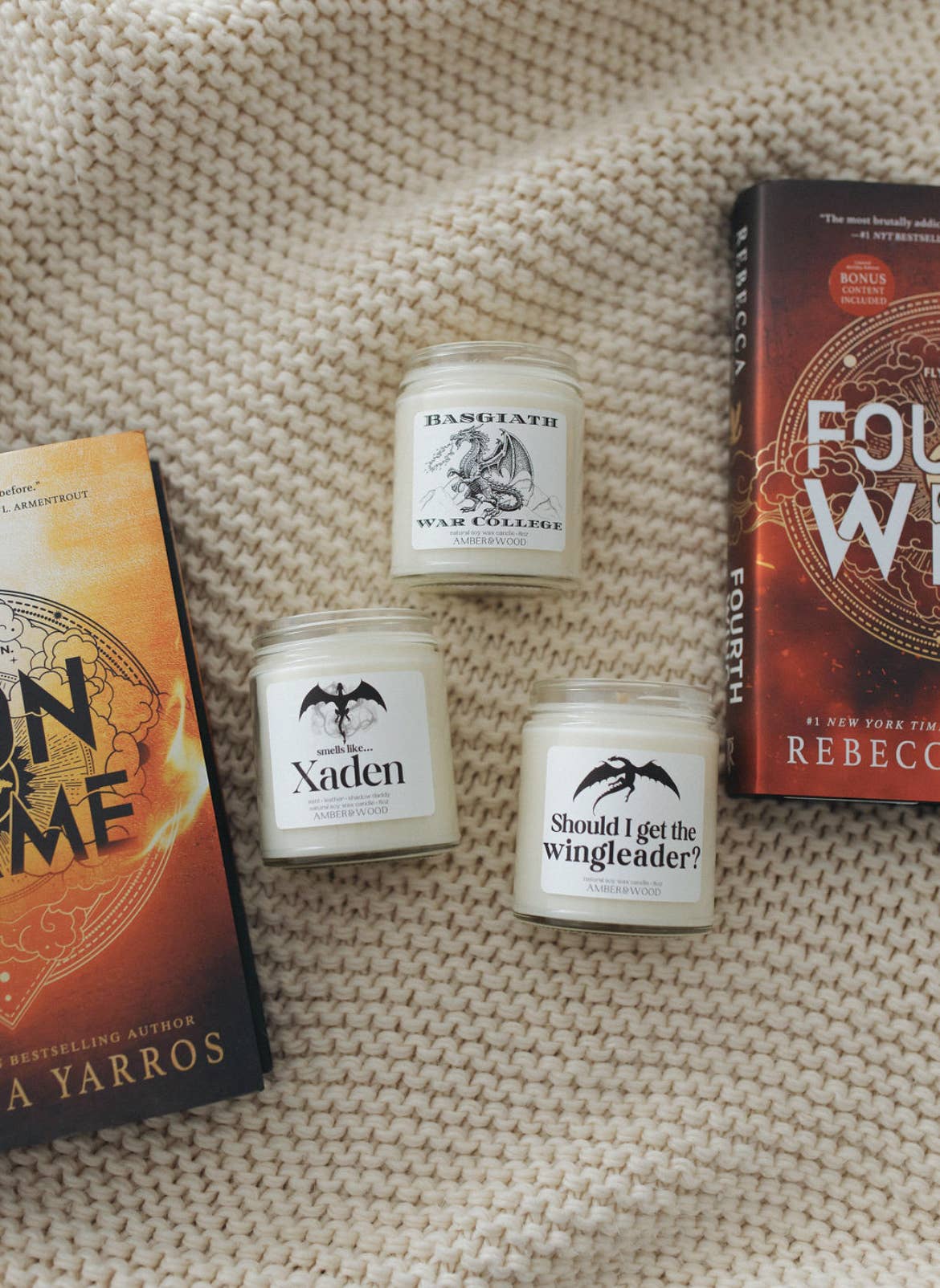 Basgiath War College | Fourth Wing Bookish Soy Candle