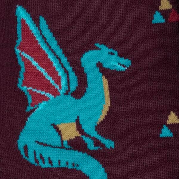 Men's Crew Sock: Beasts of Yore