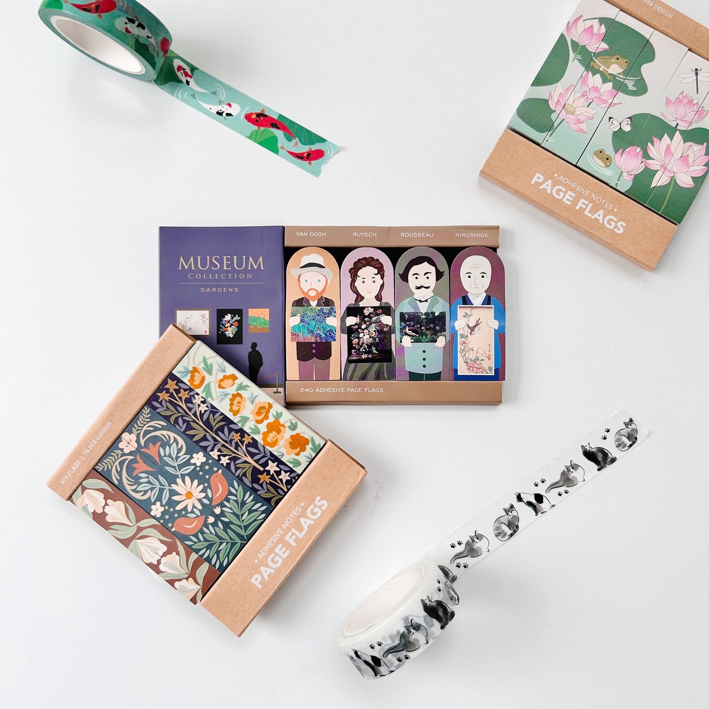 Floral Wallpaper Page Flags