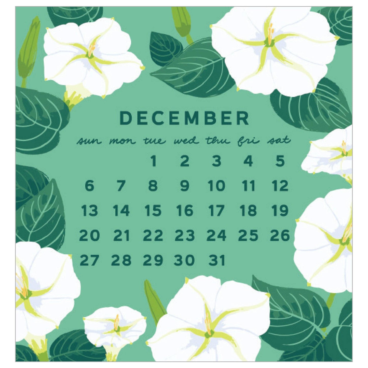 2026 Blossom Mini Calendar