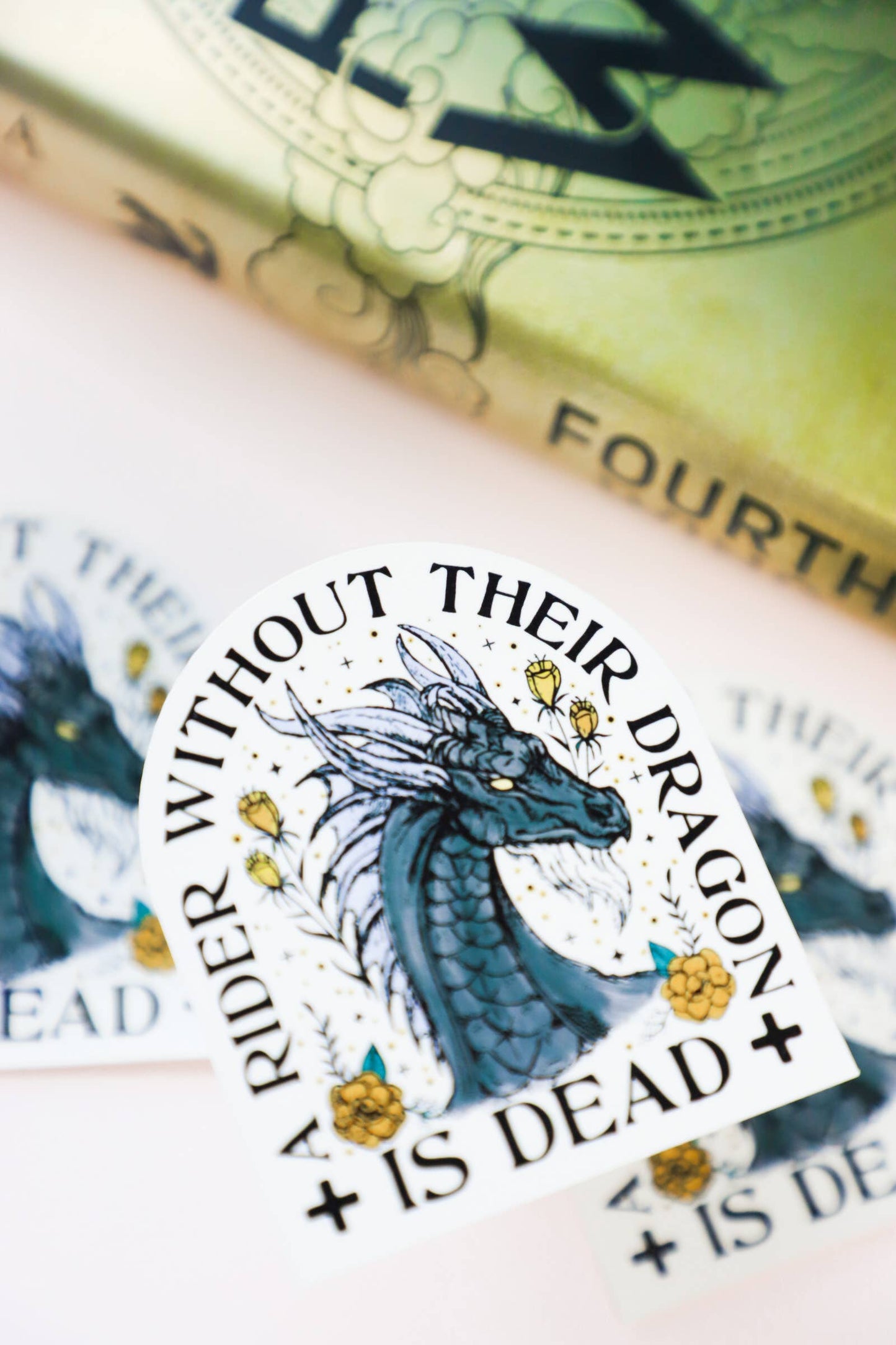 A Rider Without Their Dragon Is Dead Sticker