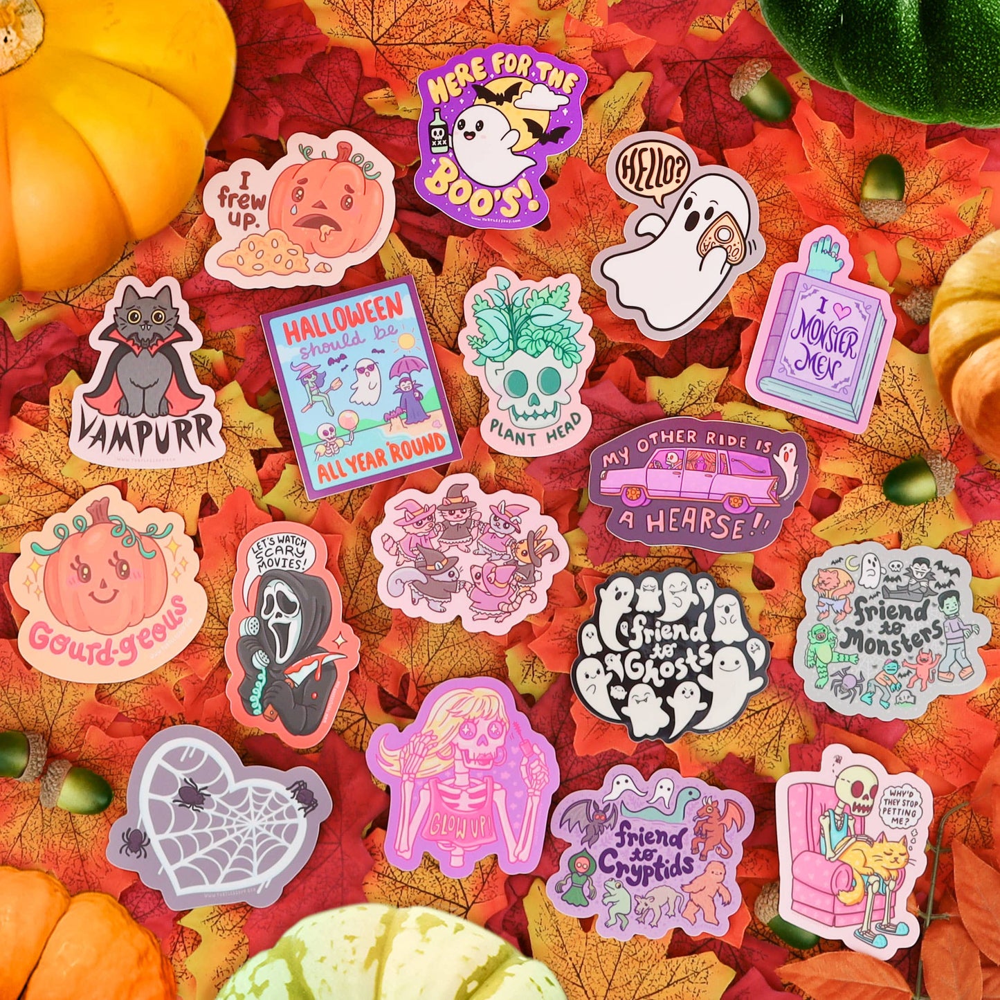 Friend to Cryptids Halloween Vinyl Sticker