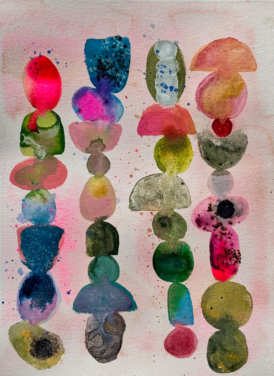 Workshop - 10/05/2025 - Calming Totemic Watercolor Painting