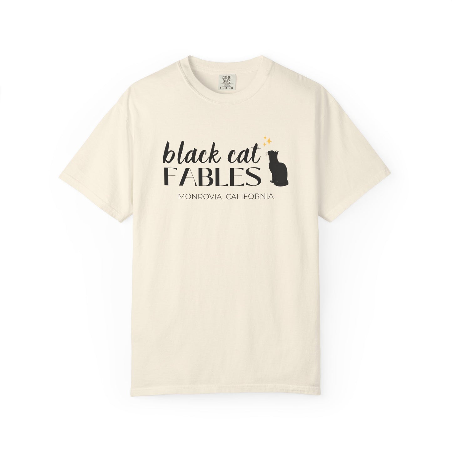 Online Only - Black Cat Fables Unisex Garment-Dyed Tee