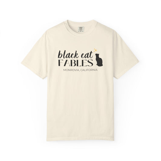Online Only - Black Cat Fables Unisex Garment-Dyed Tee
