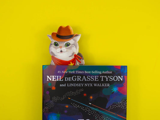 Western Cat Die-Cut Bookmark