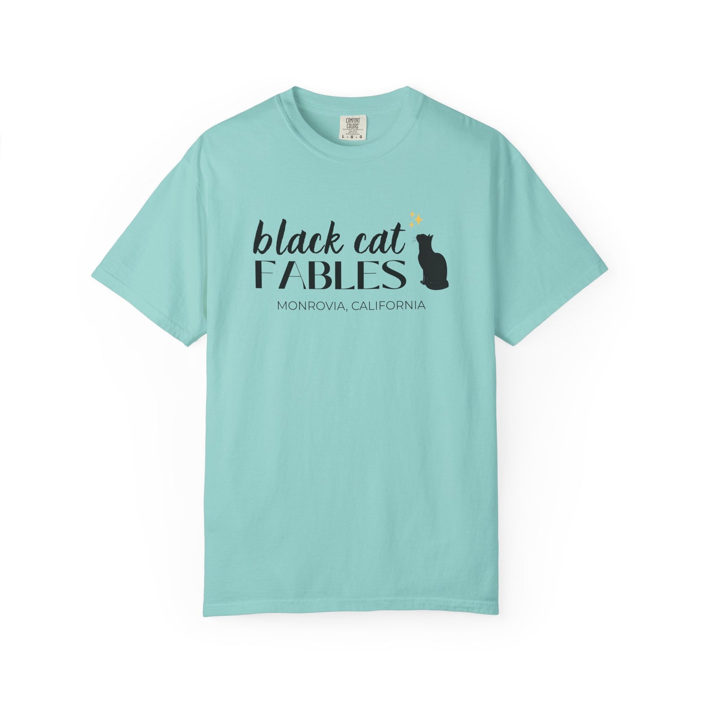 Online Only - Black Cat Fables Unisex Garment-Dyed Tee