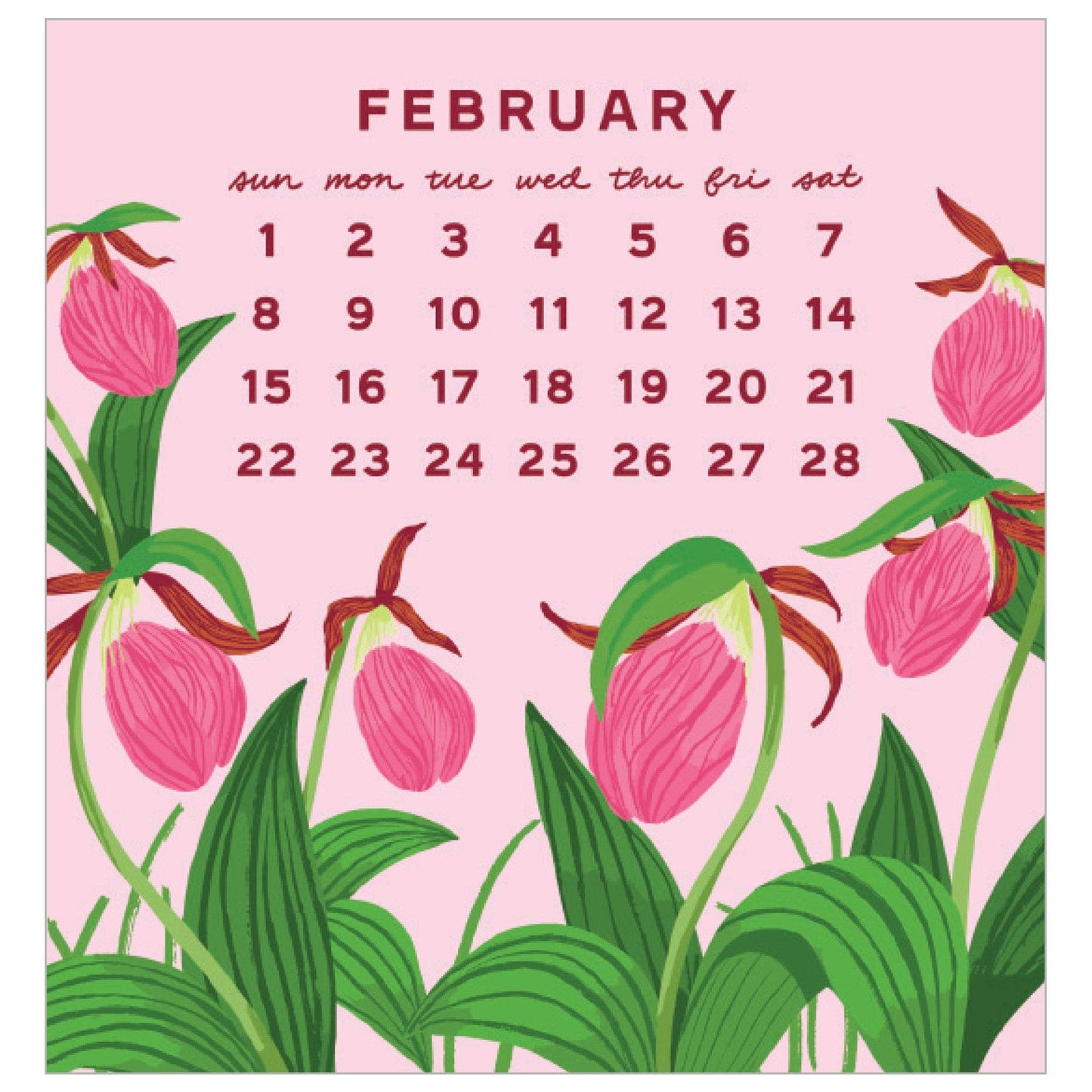 2026 Blossom Mini Calendar