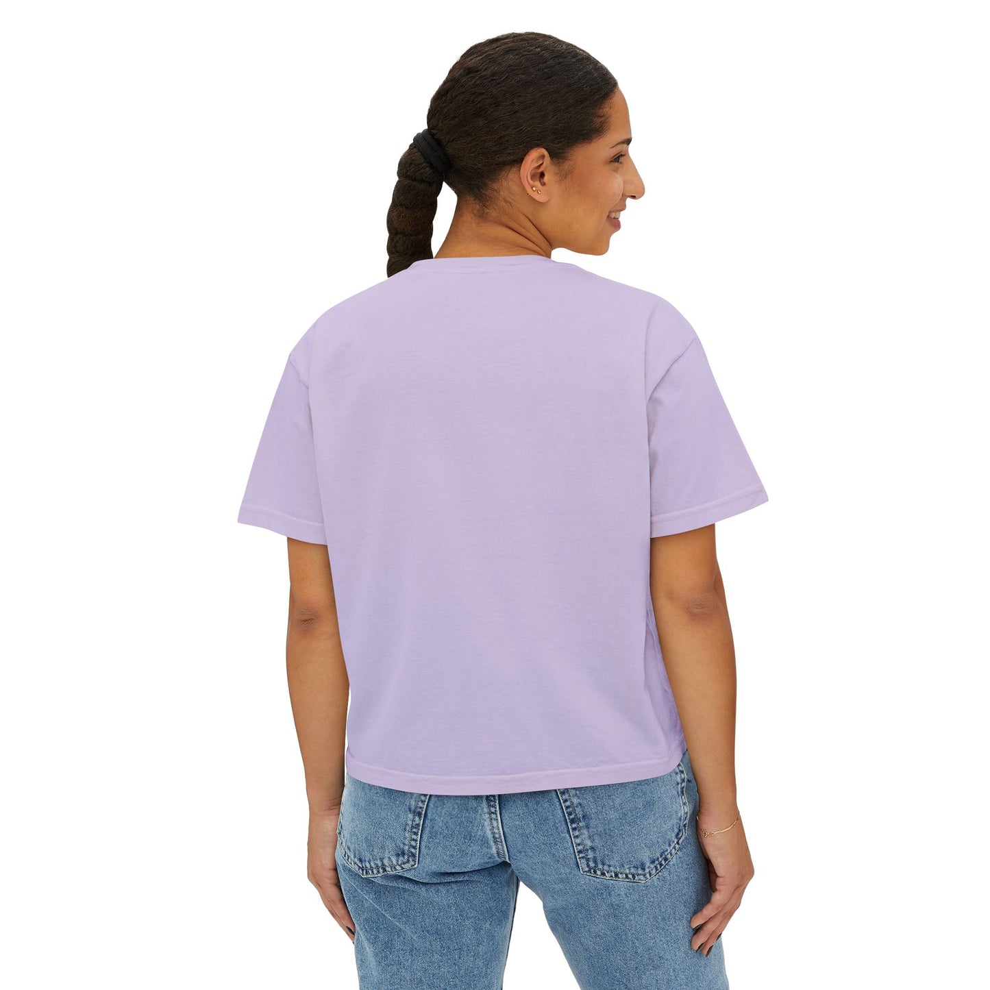 Online Only - Black Cat Fables Women's Boxy Tee