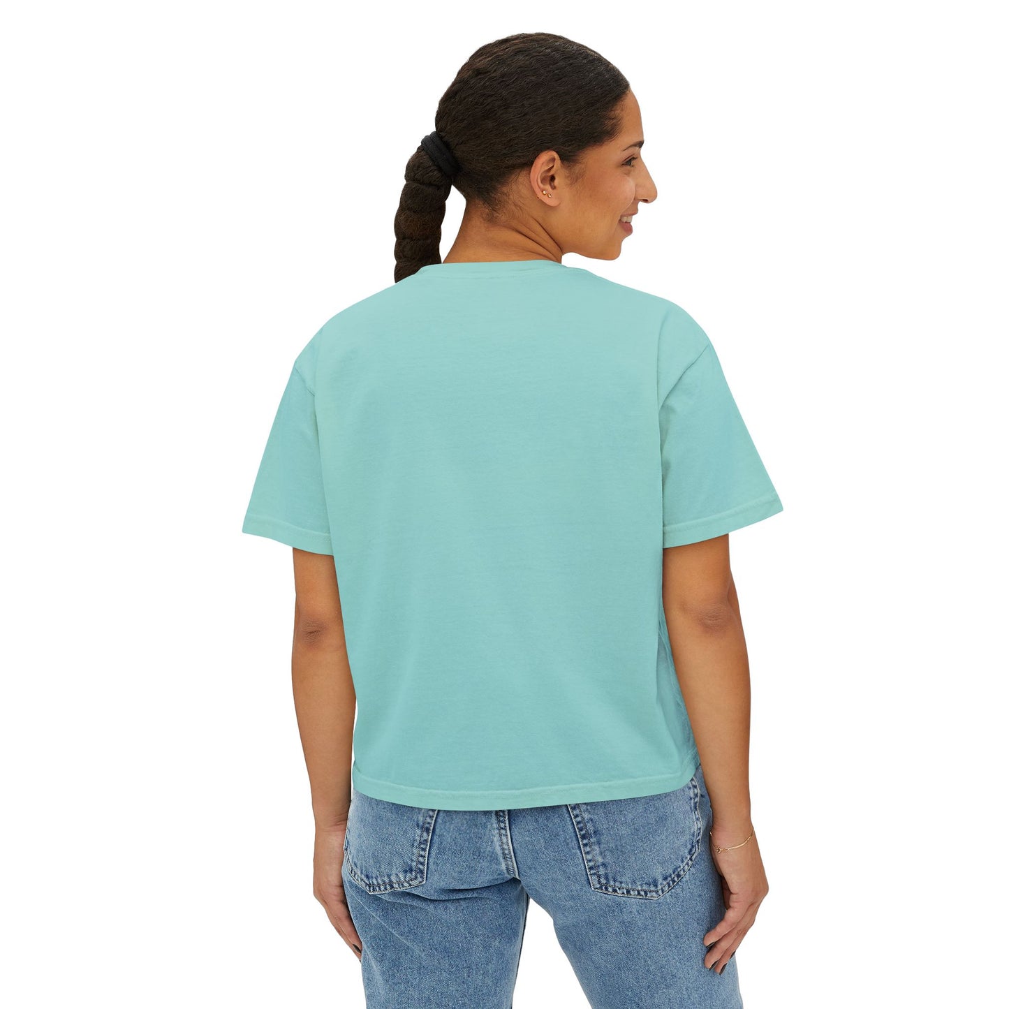 Online Only - Black Cat Fables Women's Boxy Tee