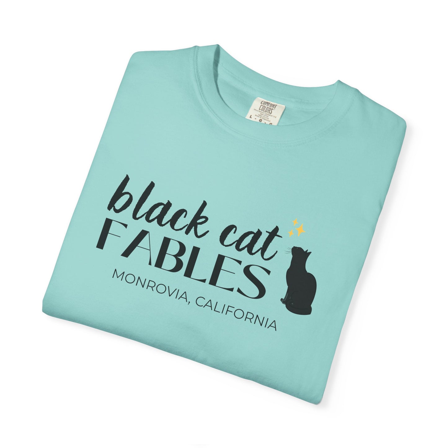 Online Only - Black Cat Fables Unisex Garment-Dyed Tee