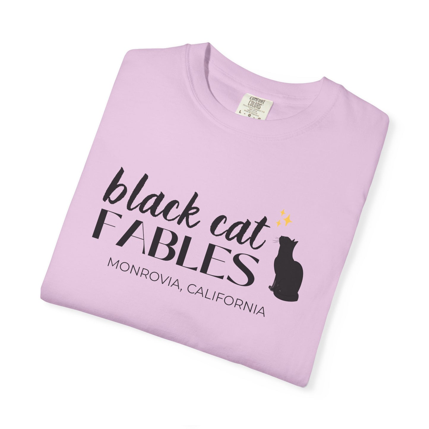 Online Only - Black Cat Fables Unisex Garment-Dyed Tee