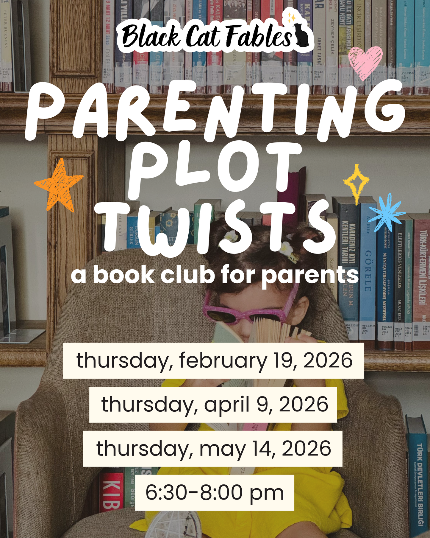 February - May 2026: Parenting Plot Twists Book Club