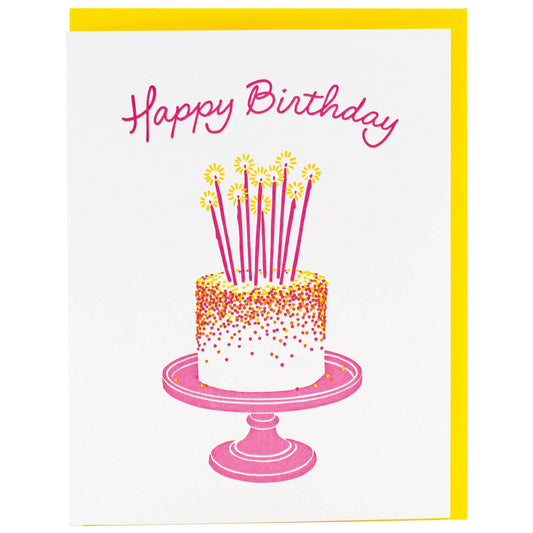 Fancy Cake Birthday Card