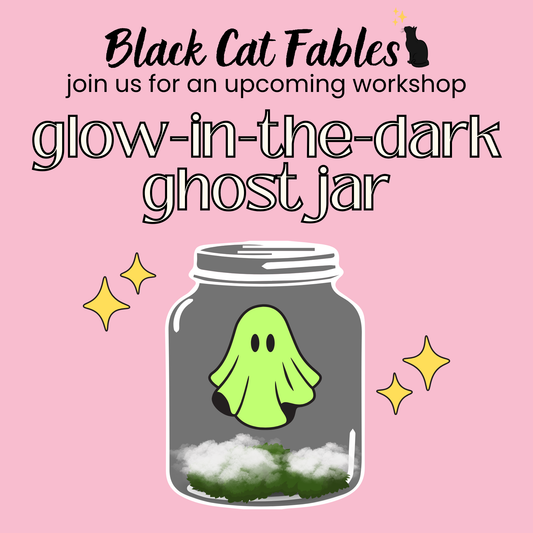 Workshop - 10/12/2025 - Glow-in-the-Dark Ghost Jar