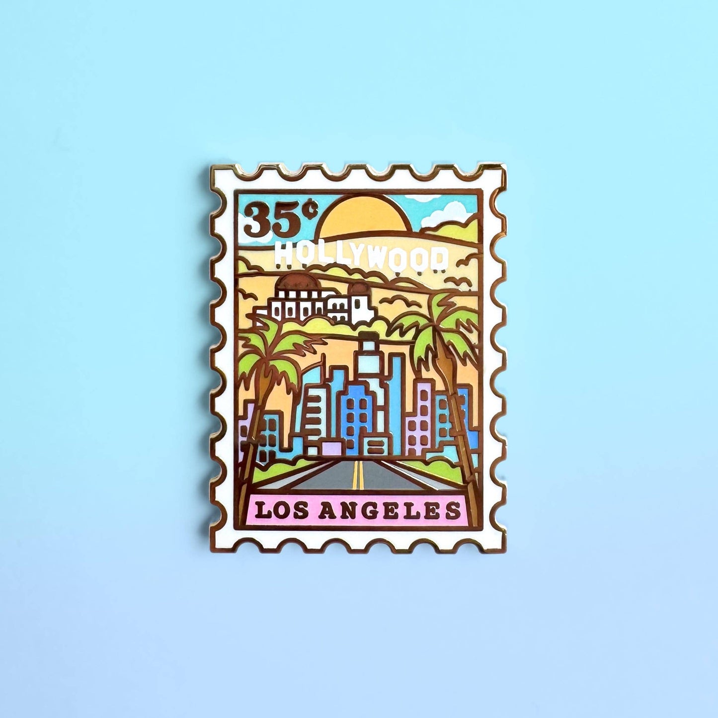 Los Angeles Enamel Pin