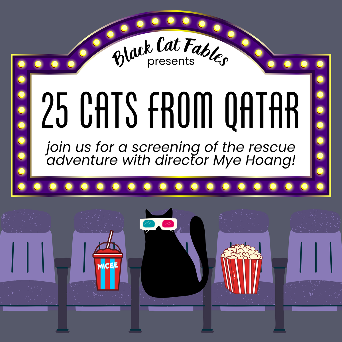 11/08/2026 - 25 Cats from Qatar Screening