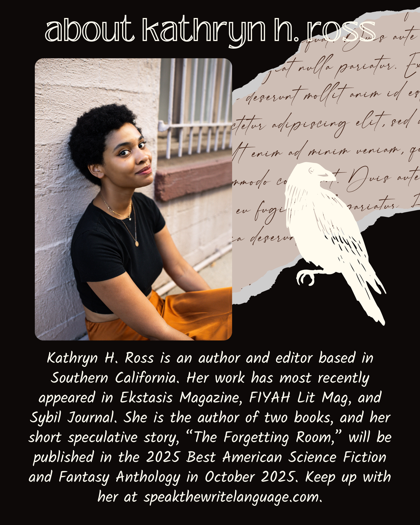 10/25/2025 - Spooky Poetry & Other Stories