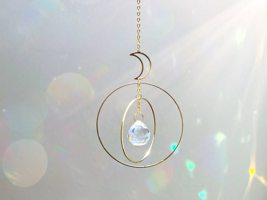 Orbit Crystal Suncatcher Rainbow Prism