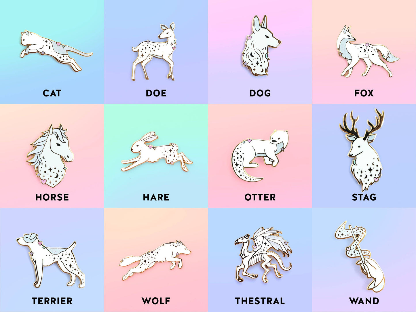 Magical Wolf Enamel Pin