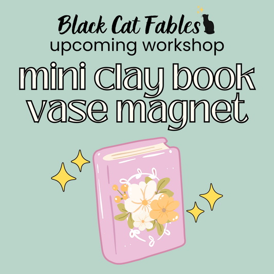 Workshop - 04/18/2026 - Mini Clay Book Vase Magnet