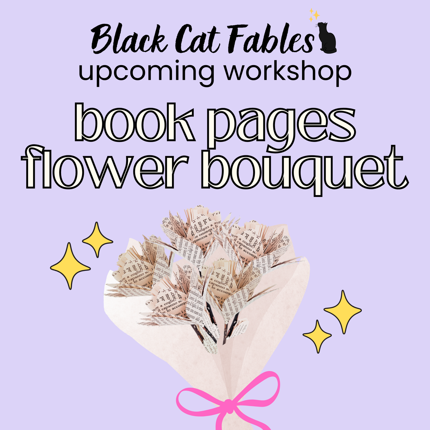 05/09/2026 - Book Pages Bouquet Workshop
