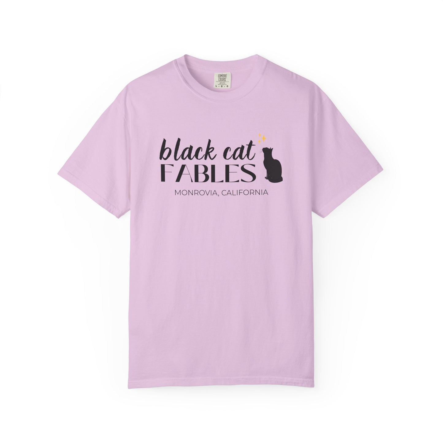 Online Only - Black Cat Fables Unisex Garment-Dyed Tee