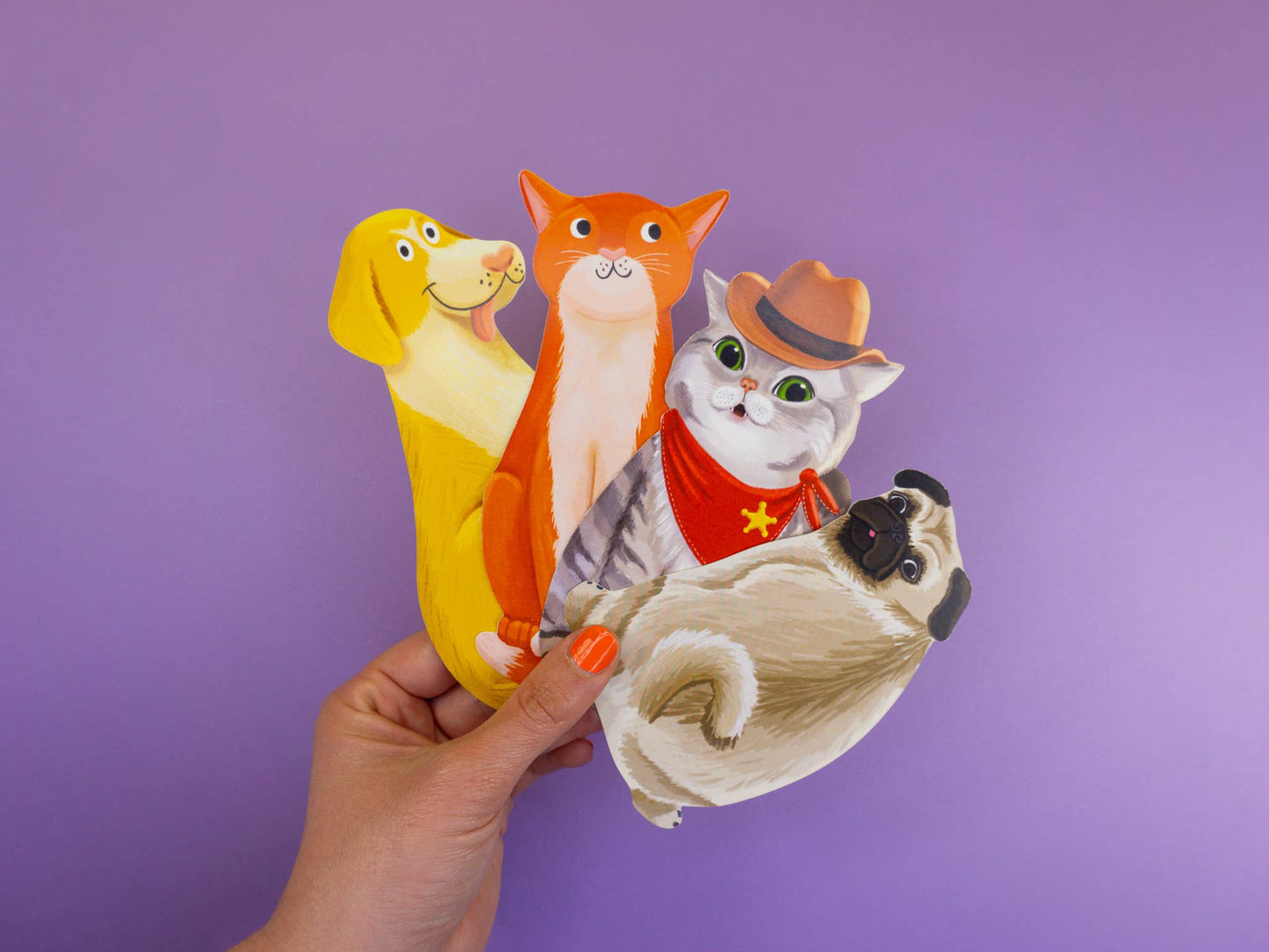 Cat Die-Cut Bookmark