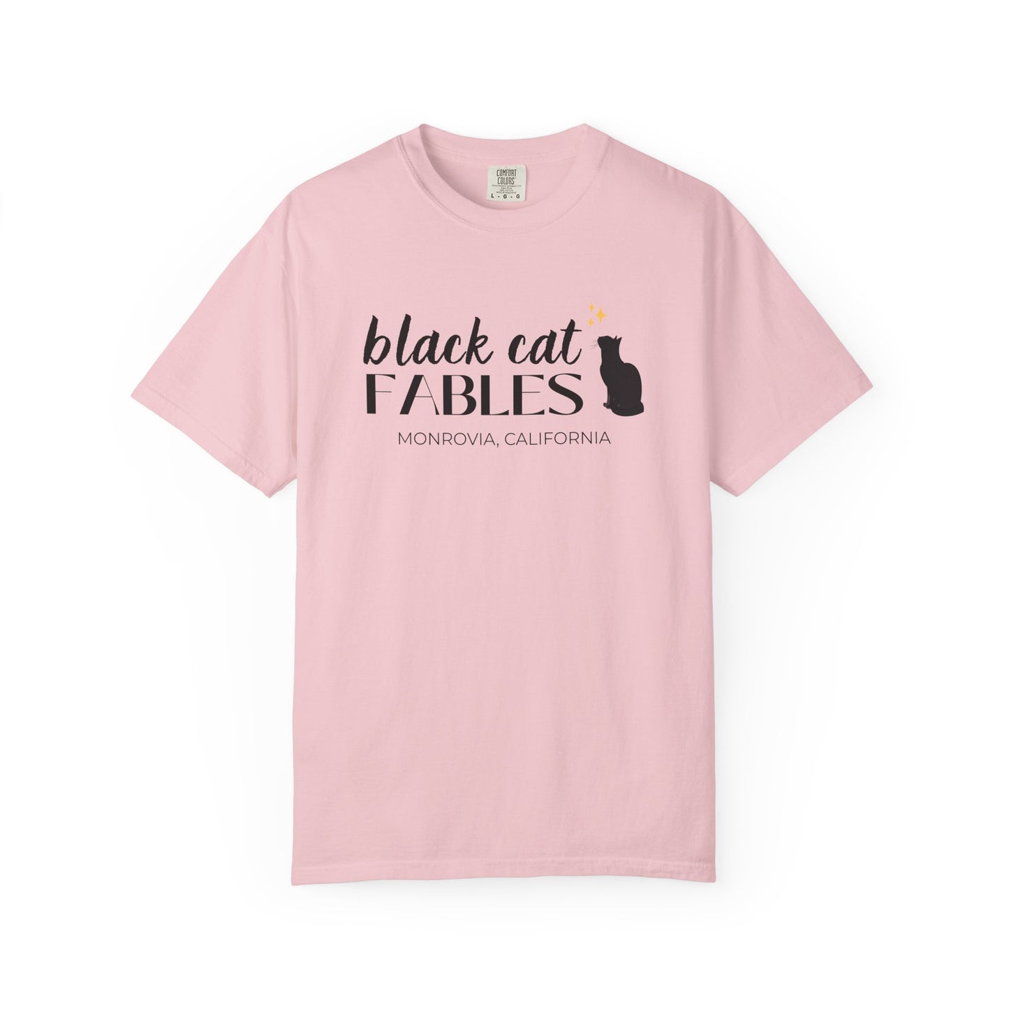 Online Only - Black Cat Fables Unisex Garment-Dyed Tee