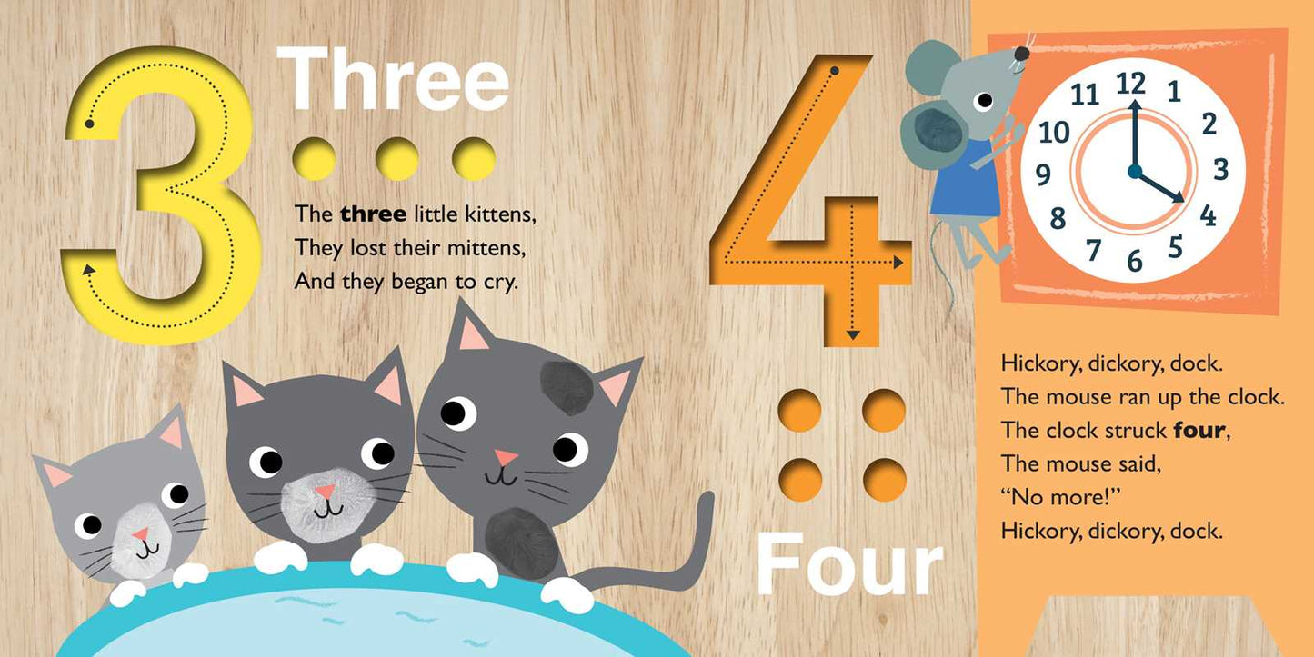 Touch and Trace: 1, 2, 3 Count with Me by Editors of Silver Dolphin Books