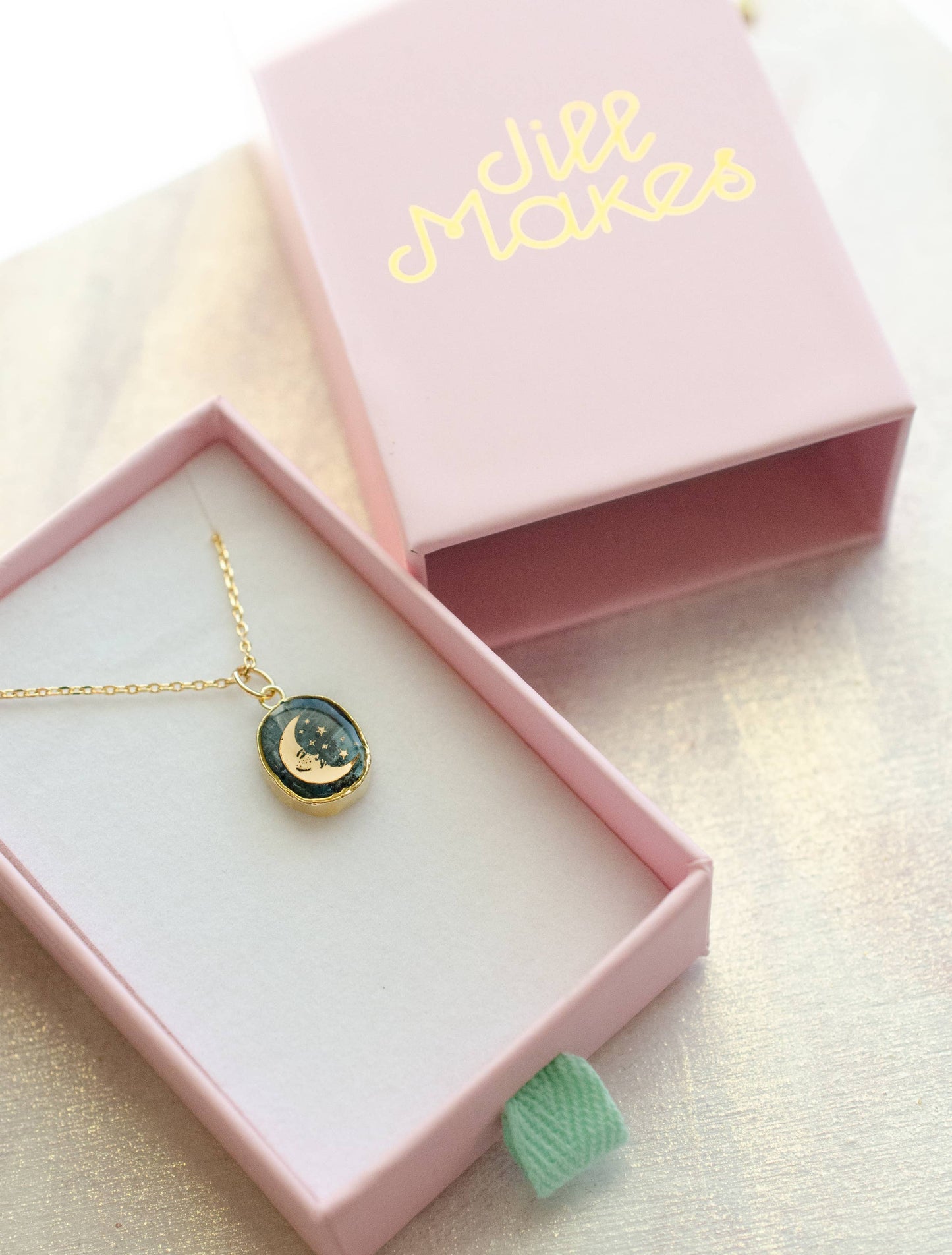 Kyanite Moon Necklace