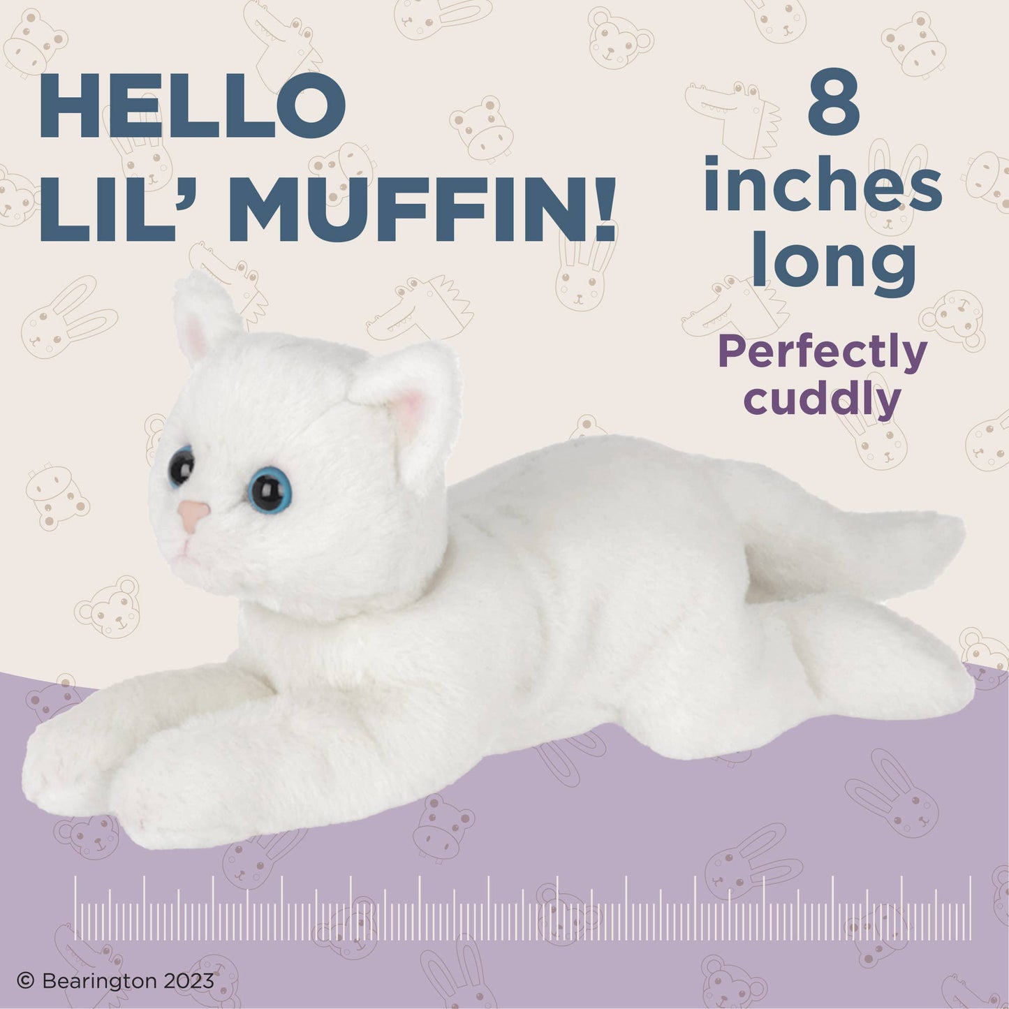 Lil' Muffin the White Cat