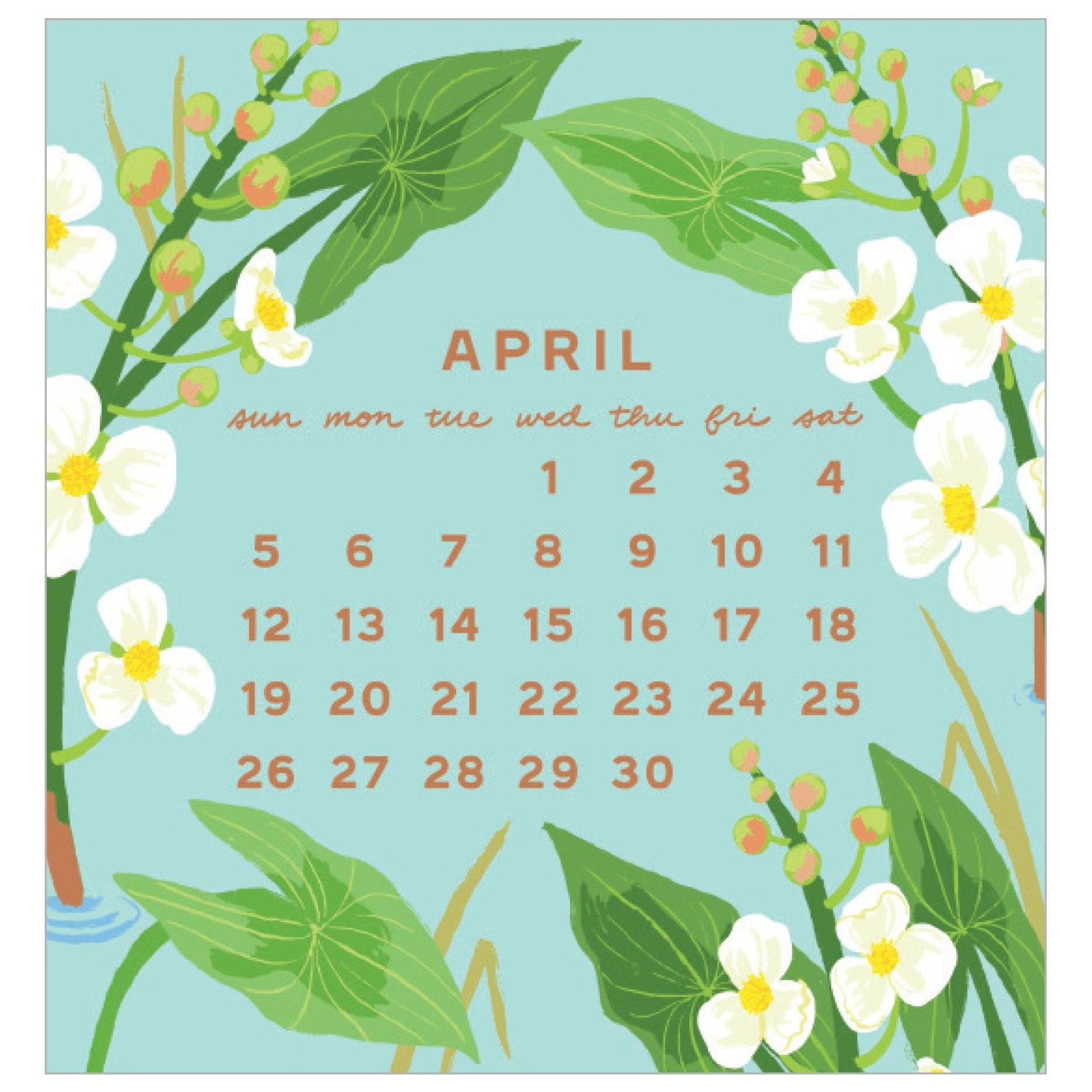 2026 Blossom Mini Calendar