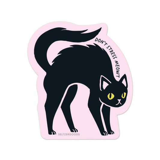 Don't Stress Cat Sticker