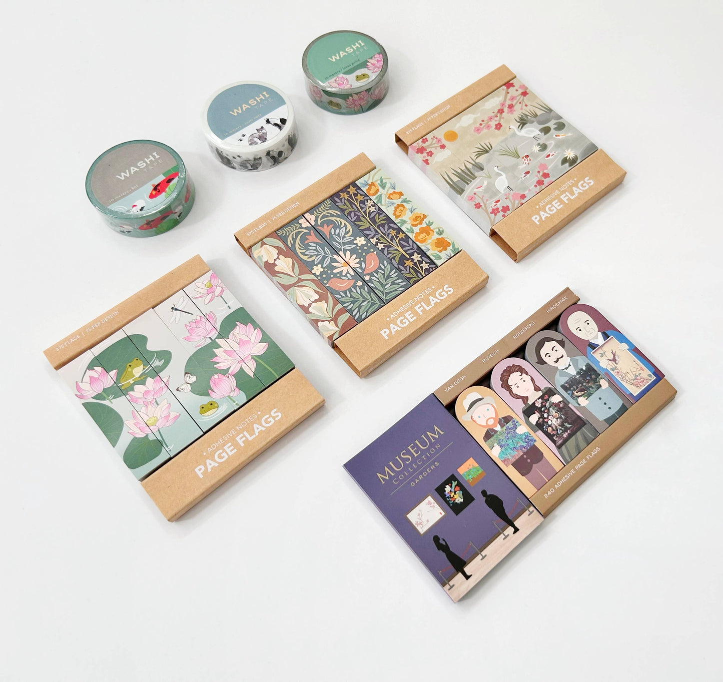 Floral Wallpaper Page Flags