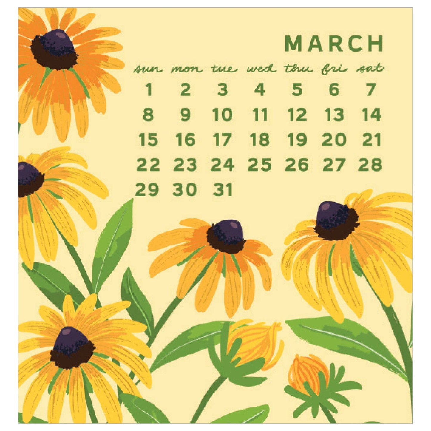 2026 Blossom Mini Calendar