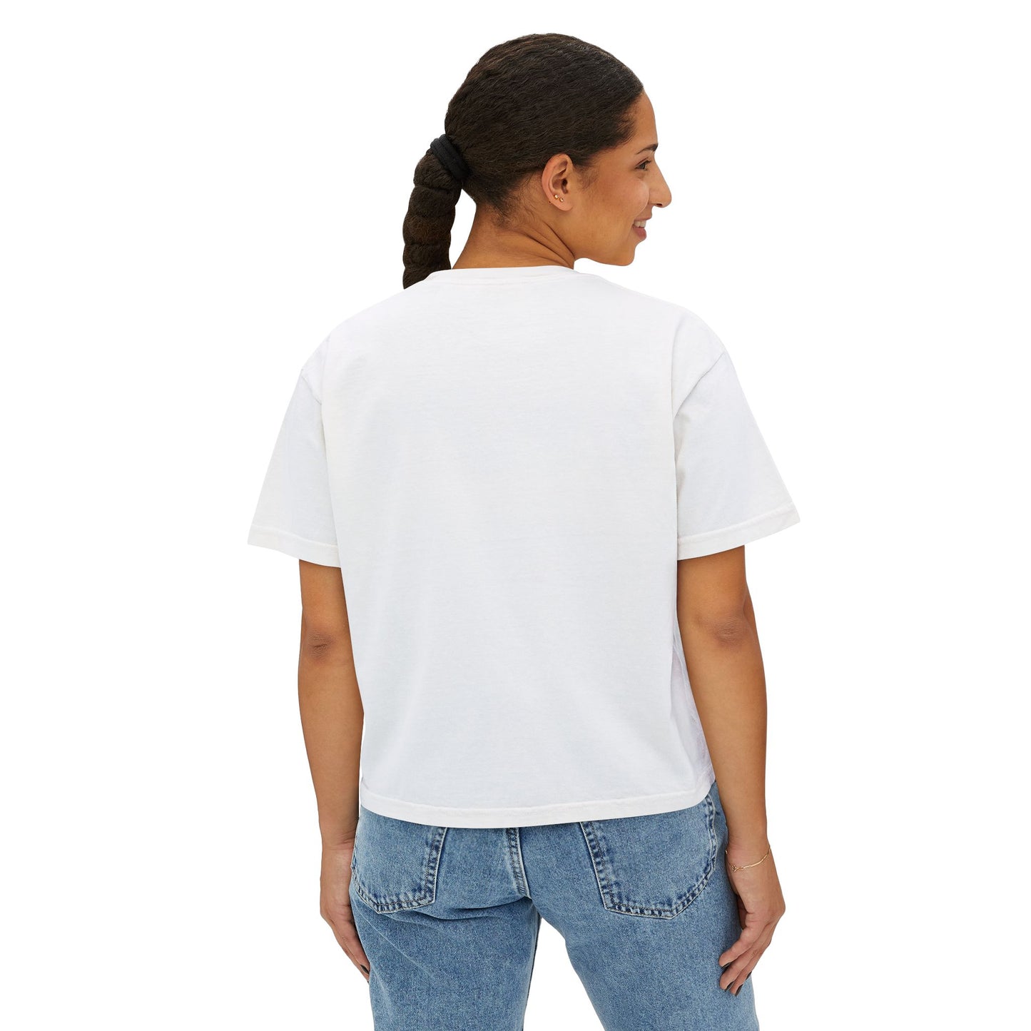 Online Only - Black Cat Fables Women's Boxy Tee