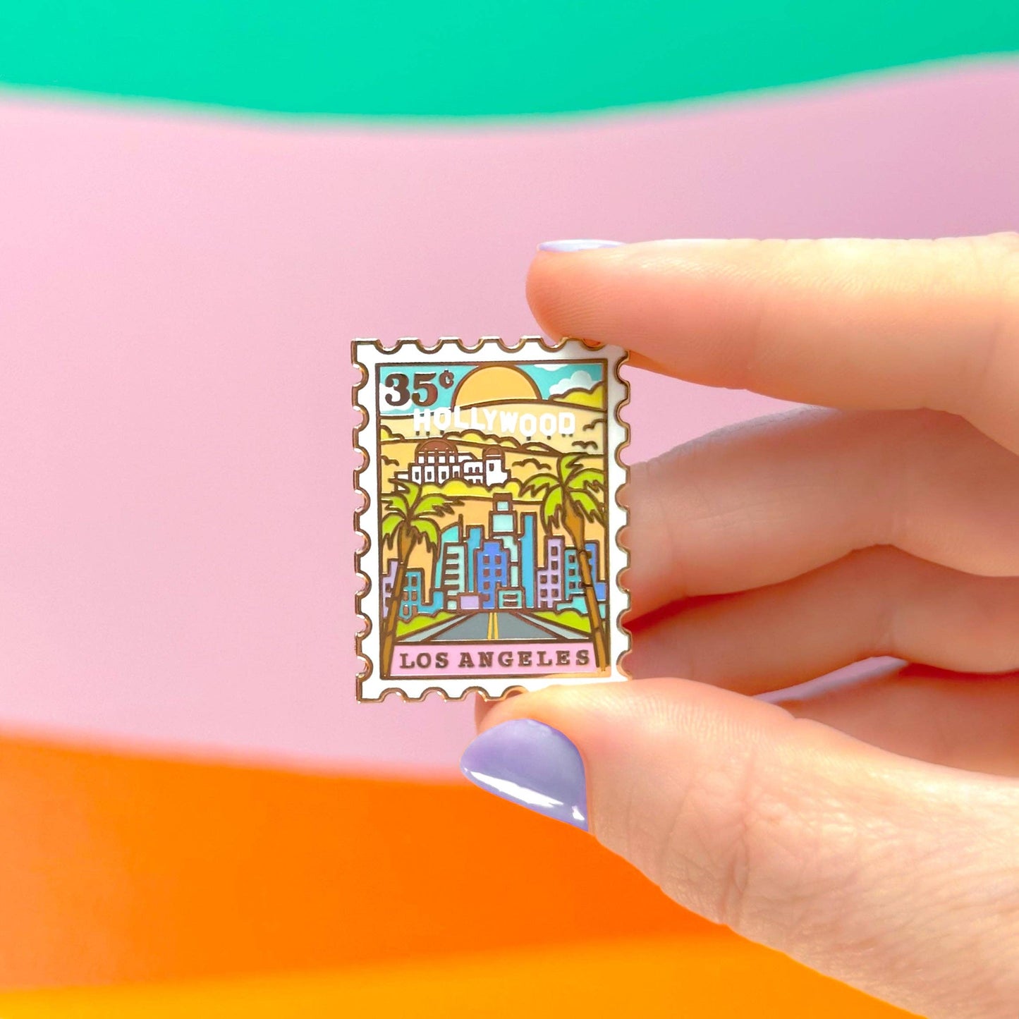 Los Angeles Enamel Pin