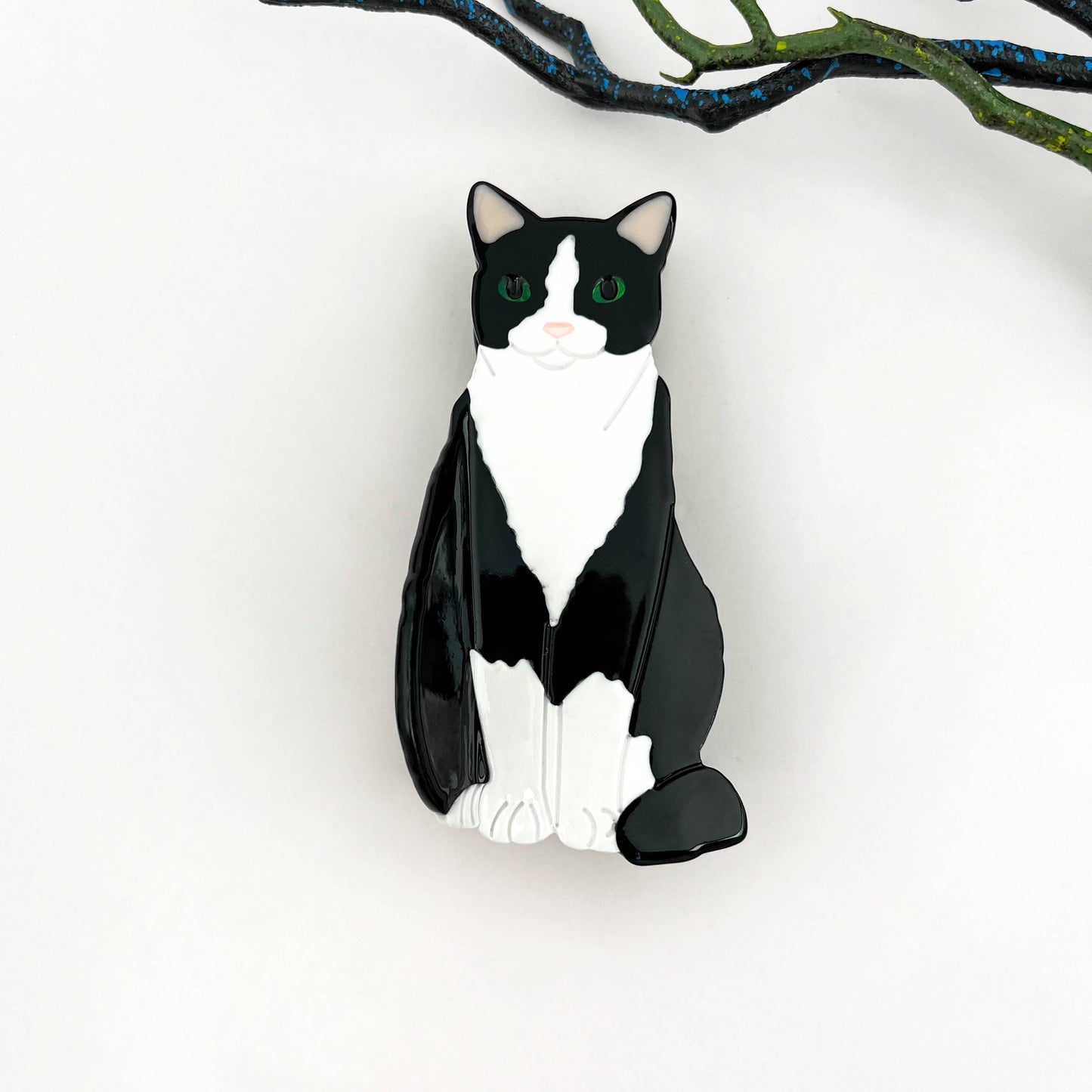 Creative Black Cat Acetate Animal Hair Claw Clip