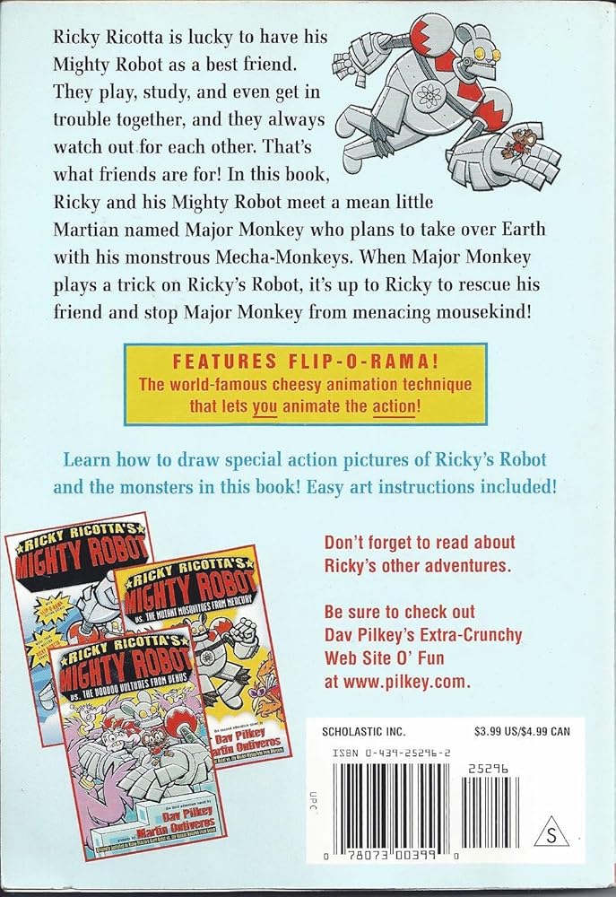Ricky Ricotta's Mighty Robot vs. The Mecha-Monkeys From Mars cover image