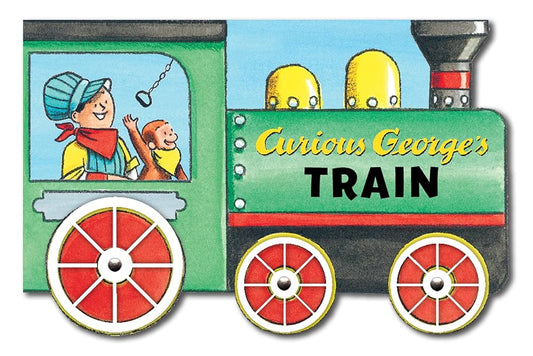 Curious George's Train (mini movers shaped board books) cover image
