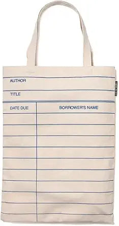 Library Card (Natural) Tote Bag cover image