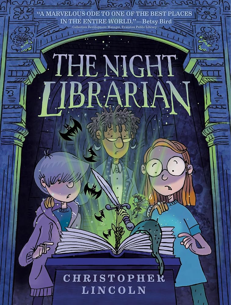 The Night Librarian: A Graphic Novel cover image