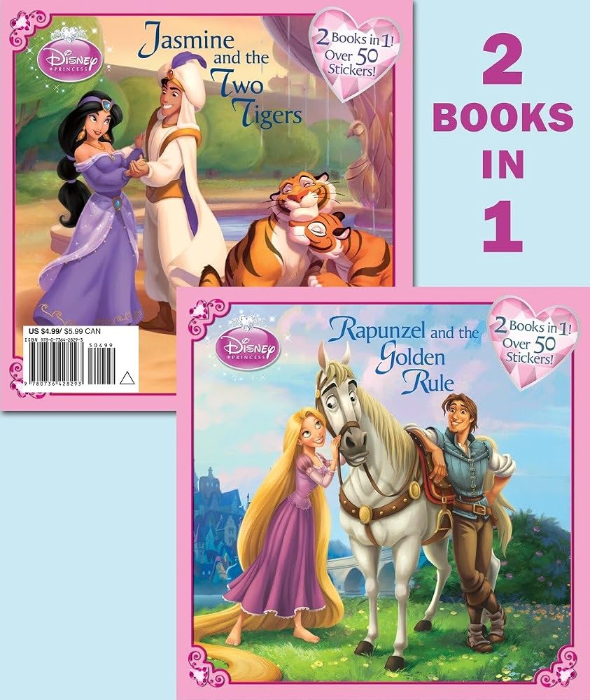 Rapunzel and the Golden Rule/Jasmine and the Two Tigers (Disney Princess) (Pictureback(R)) cover image